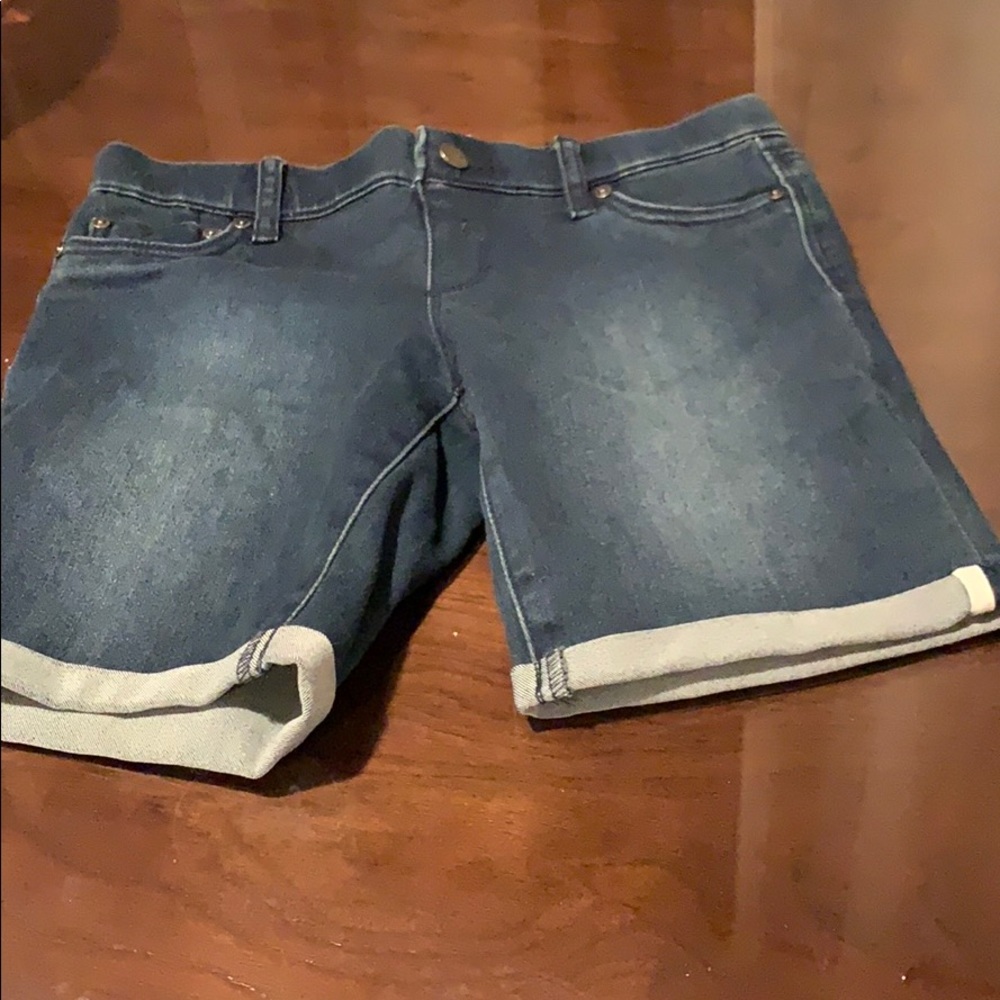 Denim Bermuda shorts